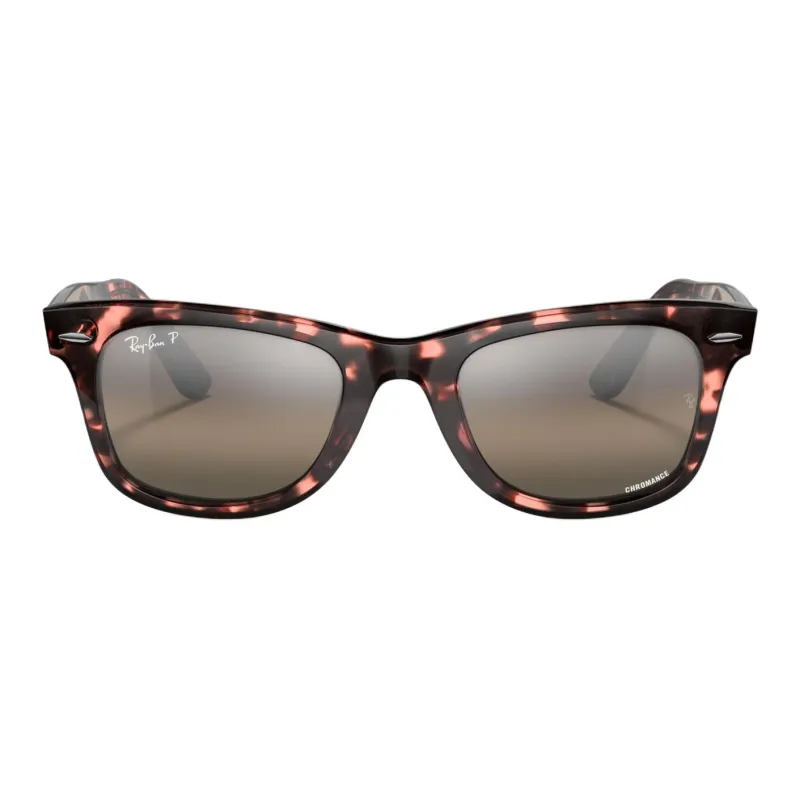 RayBan Crystal Square Sunglasses Women's Brown-1