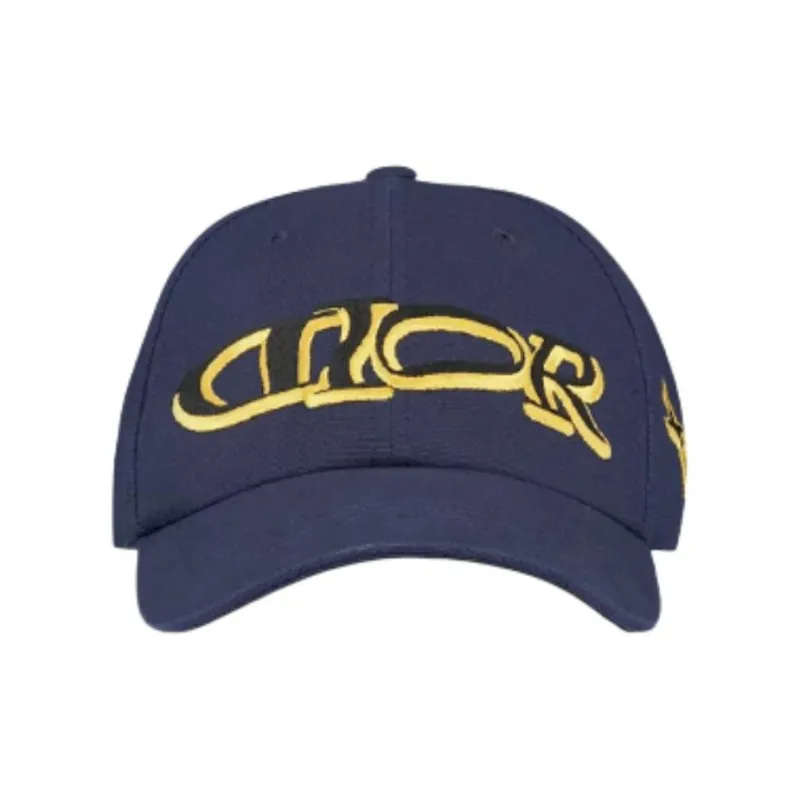 DIOR X Lewis Hamilton Logo Embroidered Cap-1