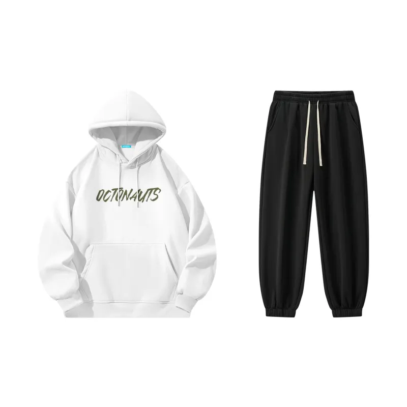Small Columns Under The Sea Sweatshirt Set Unisex-1
