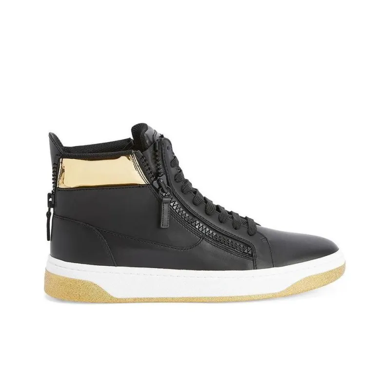 Giuseppe Zanotti Metallic detail High top Sneakers-1