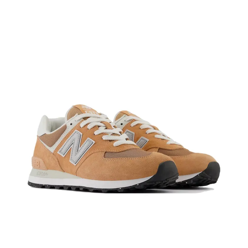 New Balance NB 574 Cushioning, Wear Resistant Low Top Casual Shoes Unisex Yellow-2