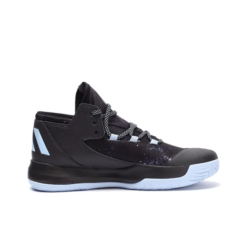 Adidas D Rose Menace 2 Cushioning Wear-Resistant Mid-Top Basketball Shoes Men's Black-1