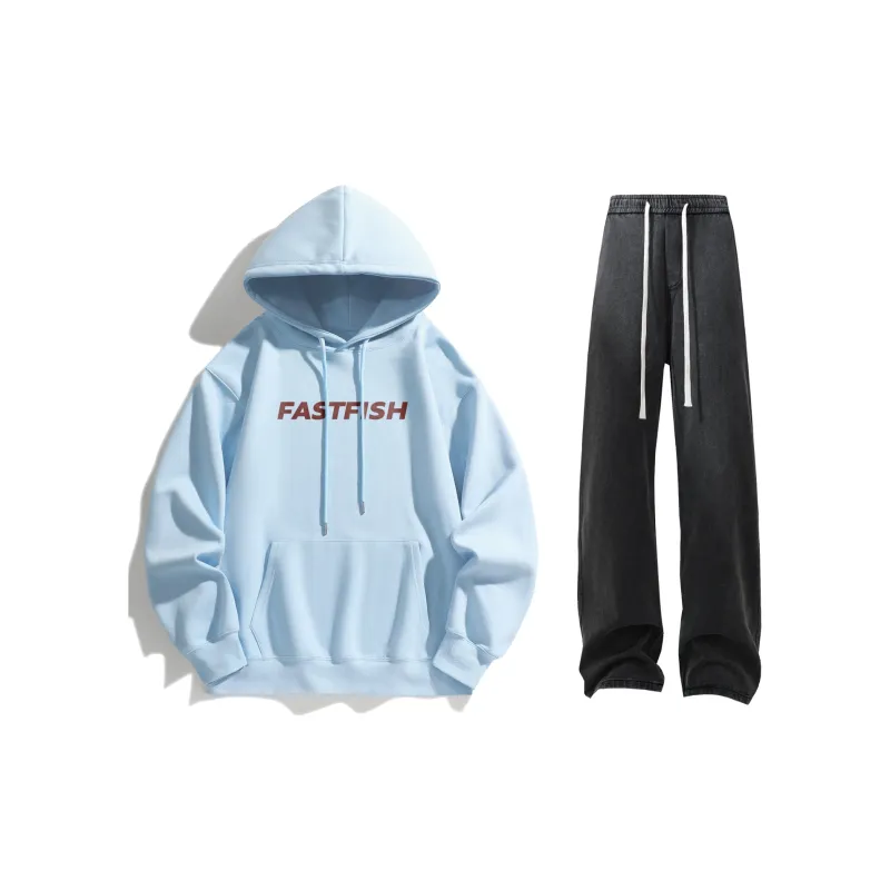 FASTFISH x SHENGSIJUE Sweatshirt Set Unisex-12