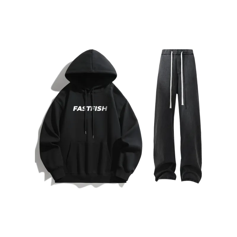 FASTFISH x SHENGSIJUE Sweatshirt Set Unisex-49