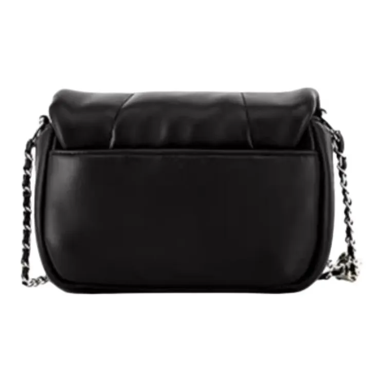 Hush Puppies Sheepskin Shoulder Bag Crossbody Bag Medium Size Women's White/Black/Pink/Blue-4