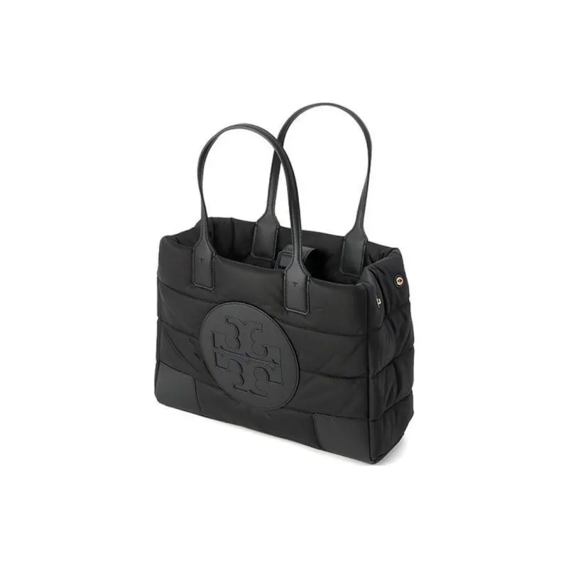 TORY BURCH Lightweight Polyester Taffeta Tote Bag Shopping Bag Handbag Shoulder Bag Women's Black-1