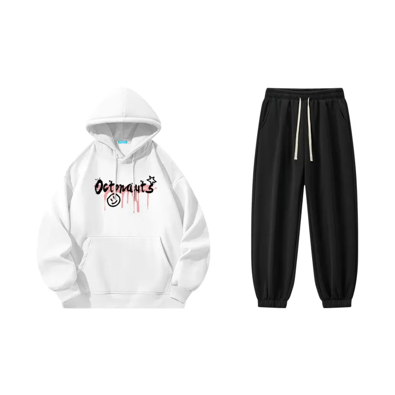 Small Columns Under The Sea Sweatshirt Set Unisex-1