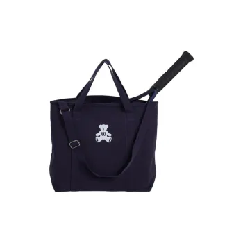 Wilson Cotton Canvas Bag Tote Bag Shopping Bag Handbag Regular Unisex Marine Blue
