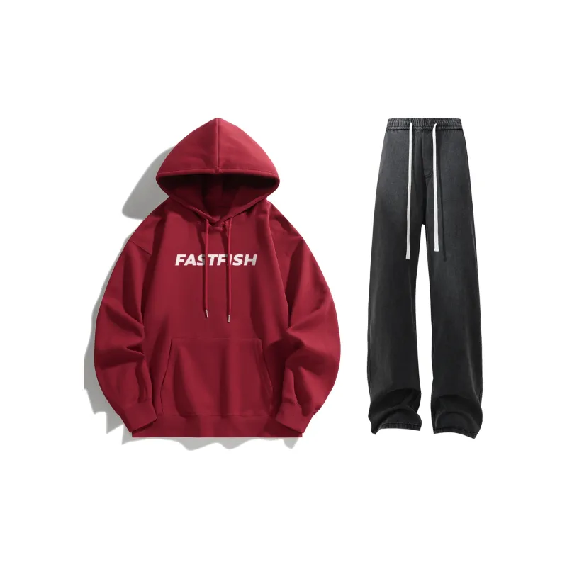 FASTFISH x SHENGSIJUE Sweatshirt Set Unisex-37