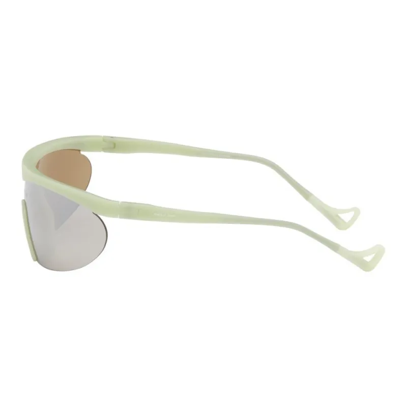 District Vision Titanium Polyacrylonitrile Irregular Shape Sunglasses Men's Green-1