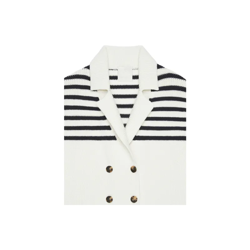 GIVENCHY FW24 Knitwear Women's Black White-1