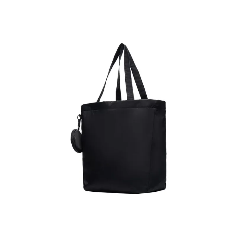 Anta Fabric Shoulder Bag Regular Unisex Basic Black-1