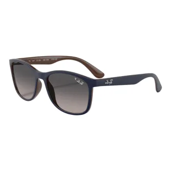 RayBan Crystal Square Sunglasses Men's Blue