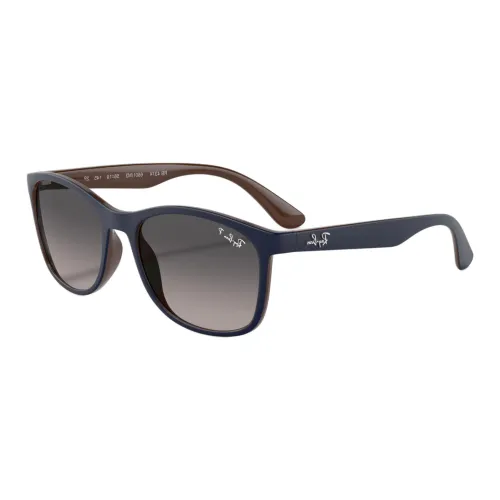 RayBan Crystal Square Sunglasses Men's Blue