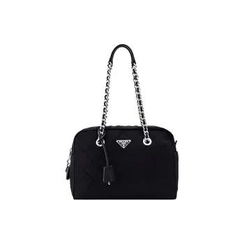 PRADA Nylon Handbags Shoulder Bags Unisex Black