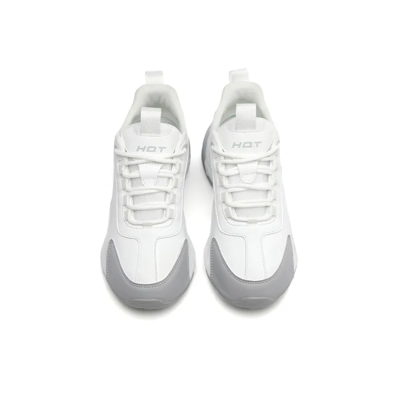 RED DRAGONFLY Chunky Sneakers Women's Low Top Black/White Gray-3