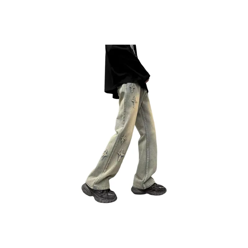 TONYKRZ Jeans Unisex Yellow Mud-1
