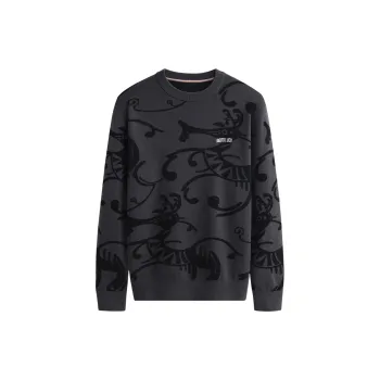 Dance With Wolves Sweater Men's Navy Blue