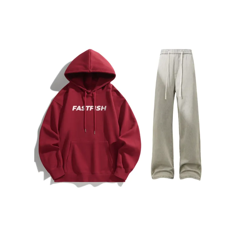 FASTFISH x SHENGSIJUE Sweatshirt Set Unisex-29