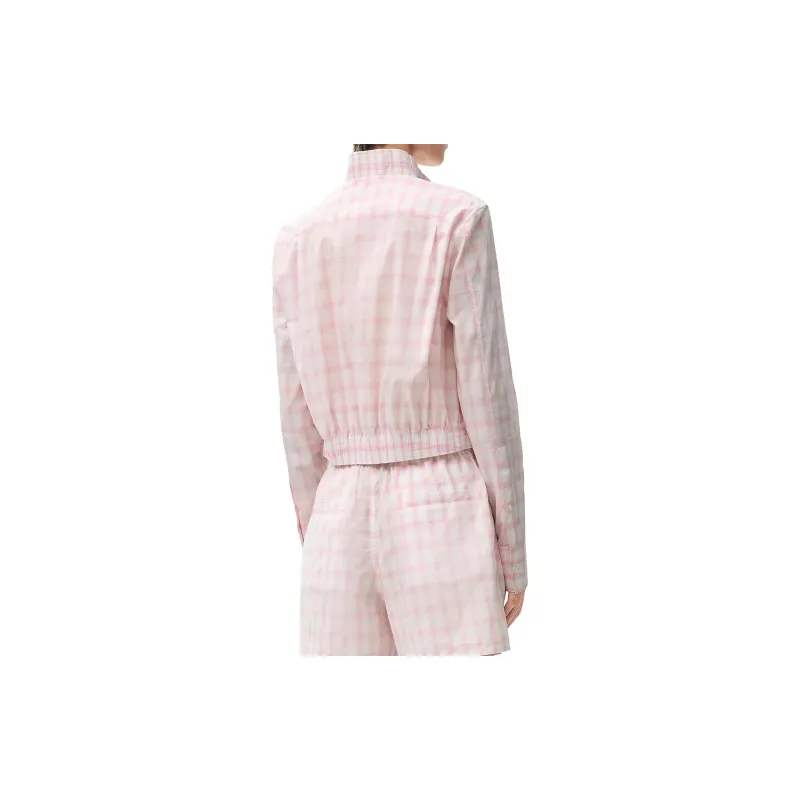 LOEWE FW24 Shirt Women's White Pink-3