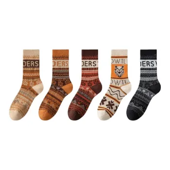 MIIOW Mid Calf Socks Women's Combo Set