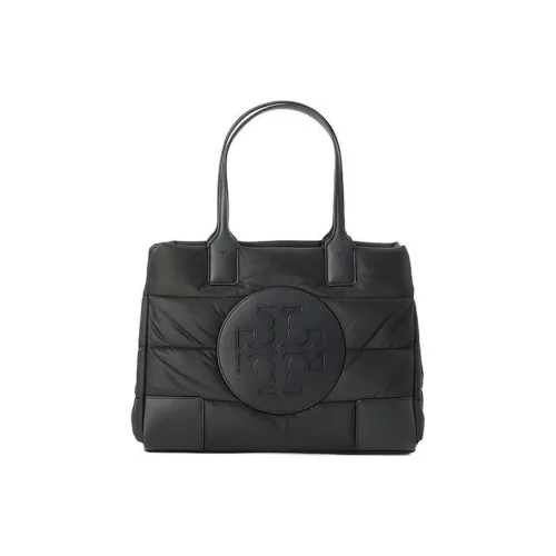 TORY BURCH Lightweight Polyester Taffeta Tote Bag Shopping Bag Handbag Shoulder Bag Women's Black