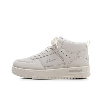 Warrior Warm And Wear Resistant High Top Skateboard Shoes Women's Beige