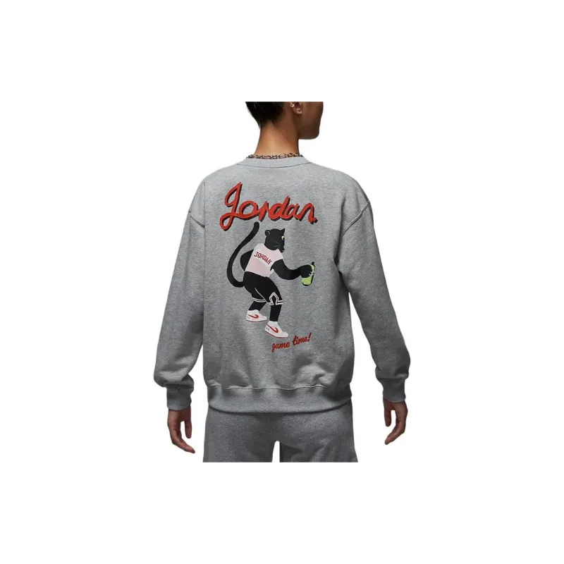 Jordan Brooklyn Fleece Sweatshirt Women's Dark Gray-1