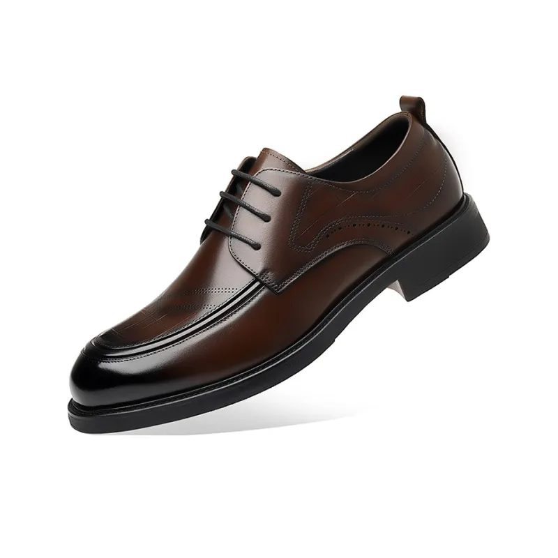 GZZ Dress Shoes Men Low Top-7