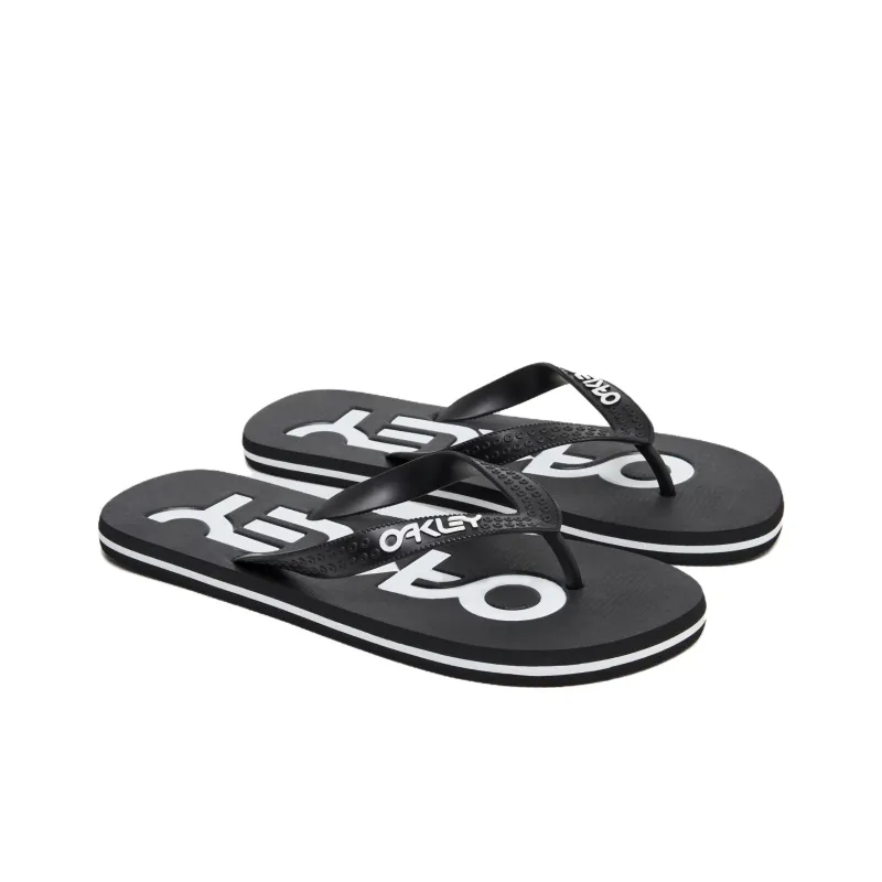 Oakley Abrasion Resistant Slip Resistant Flip Flops Men's Black-2
