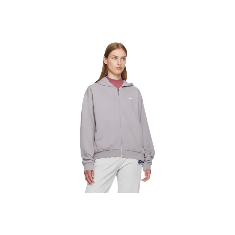 Nike Sportswear Chill Terry Women's Loose Full-Zip French Terry Hoodie 'Platinum Violet/Sail'-2