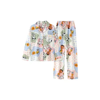 Gongdie x SNOOPY/ Pajama Set Women's Multicolor