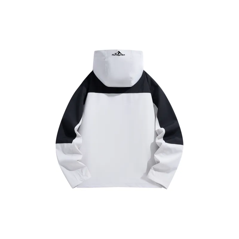 Hurley AW24 Water-Resistant Windproof Warm Water-Repellent Cold-Resistant Rainproof Windbreaker Jacket Unisex-1