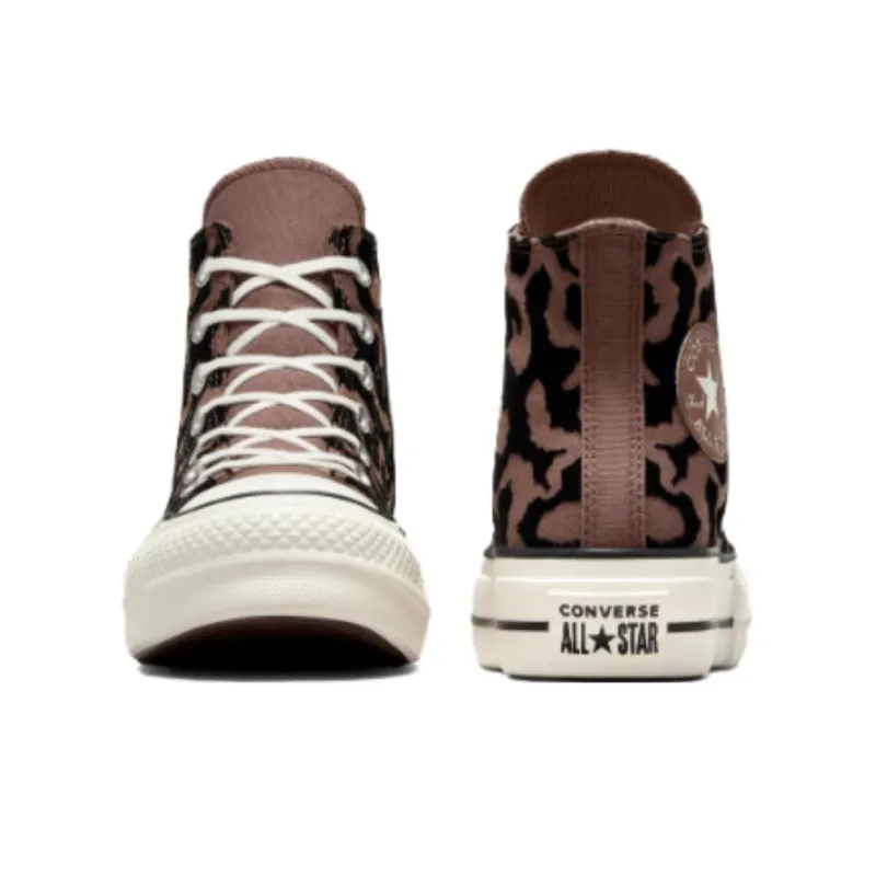 Converse Women's Chuck Taylor All Star Lift Platform High 'Leopard Remix' Women's-3