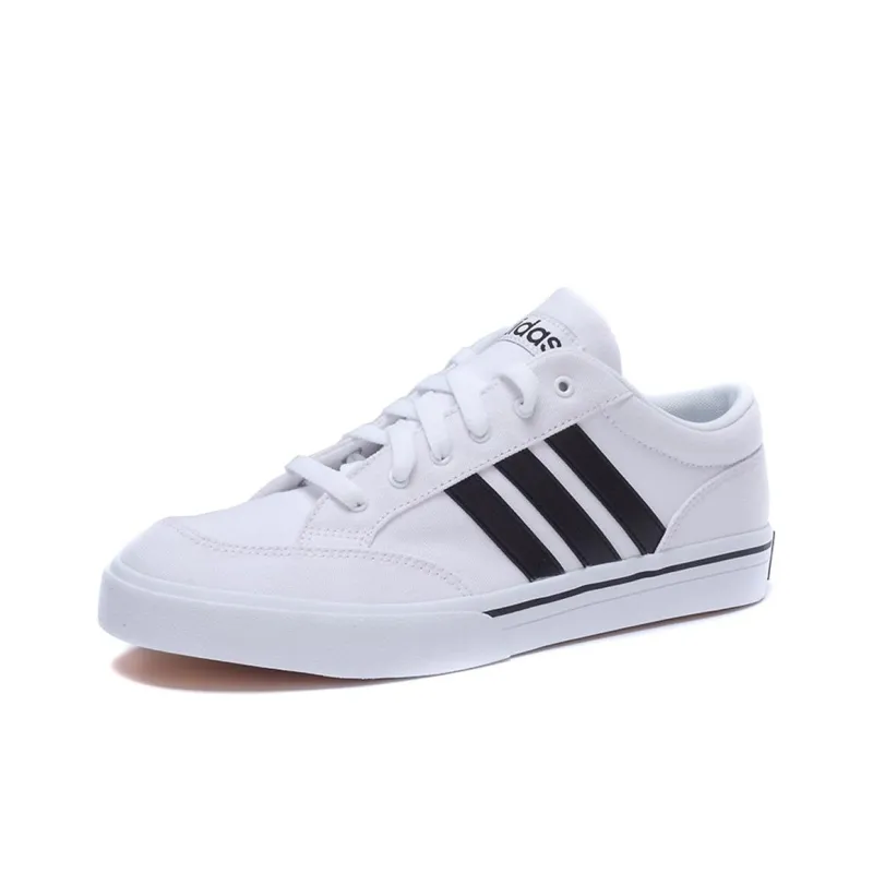 Adidas Gvp Cushioning, Wear Resistant Low Top Basketball Shoes Men's White-2