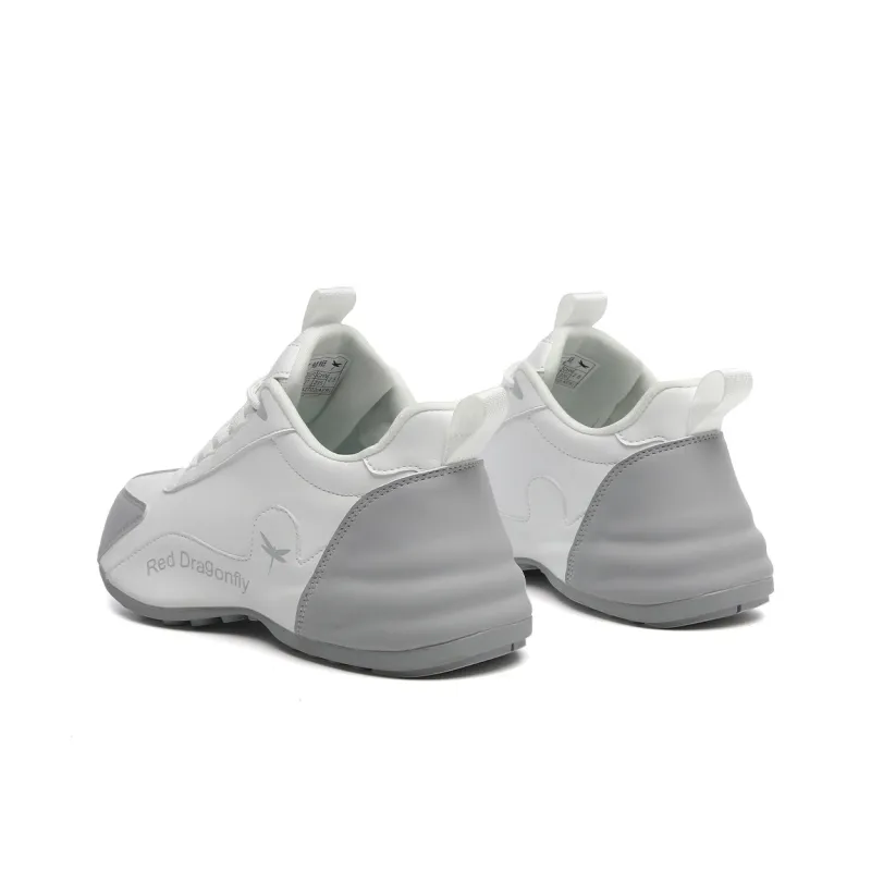 RED DRAGONFLY Chunky Sneakers Women's Low Top Black/White Gray-5