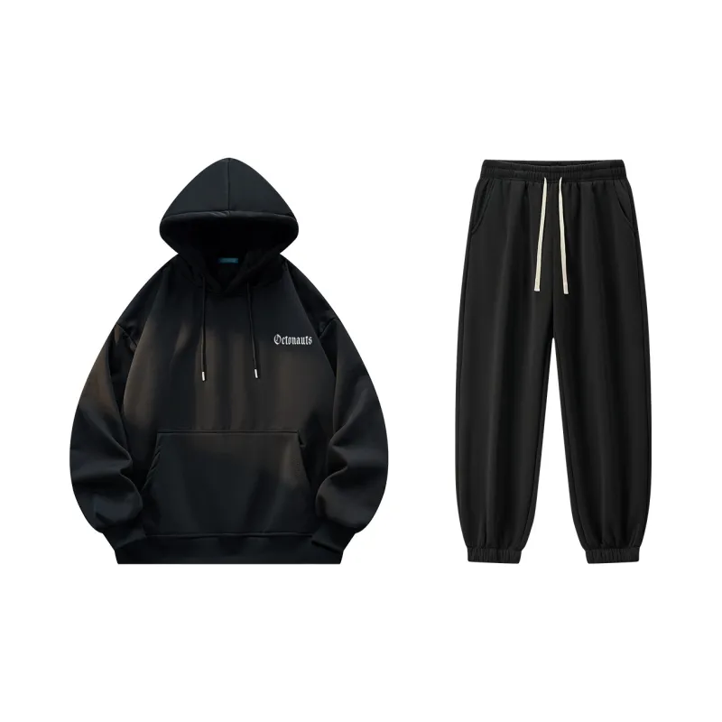 Small Columns Under The Sea Sweatshirt Set Unisex-7
