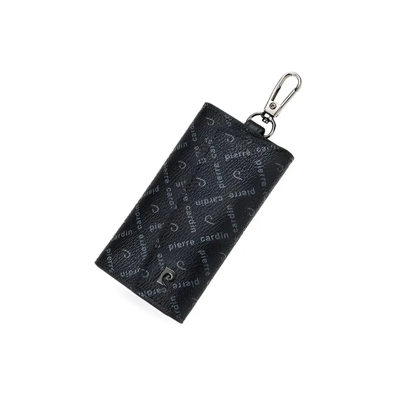 PIERRE CARDIN Pvc Key Pouch Regular Men's Black-4