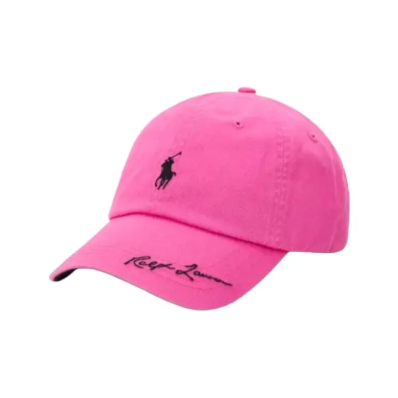 Polo Ralph Lauren Twill Baseball Caps Men's Pink-0