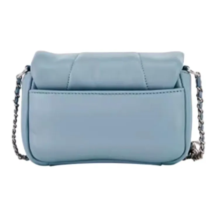 Hush Puppies Sheepskin Shoulder Bag Crossbody Bag Medium Size Women's White/Black/Pink/Blue-22
