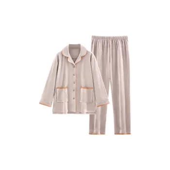 UAVAE Pajama Set Women's Apricot