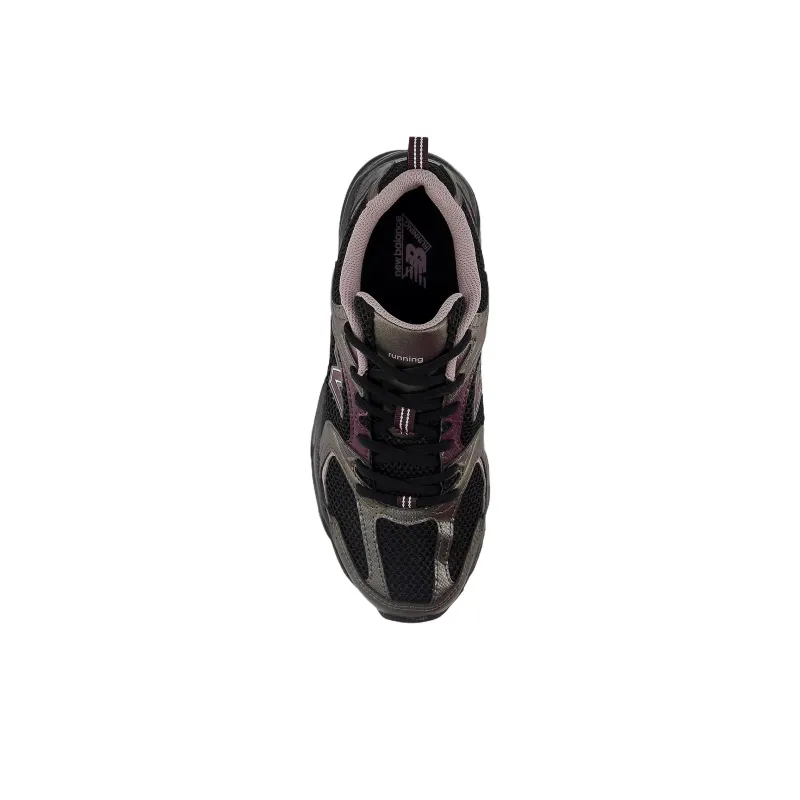 New Balance 530 Black Metallic Plum Brown-3