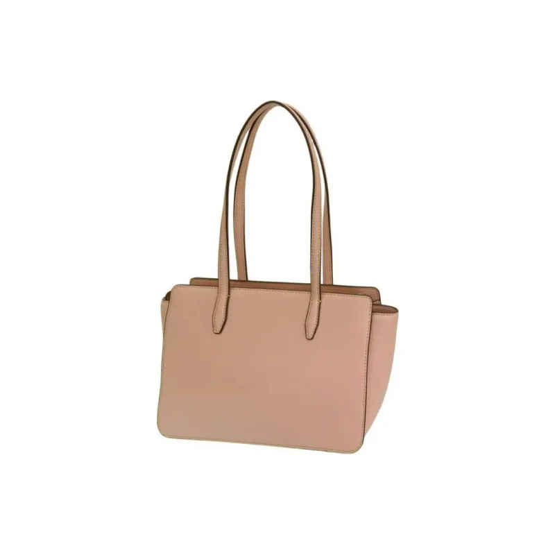 TORY BURCH Robinson Leather Tote Bag, Shopping Bag, Handbag, Shoulder Bag Small Size Women's Pink-3