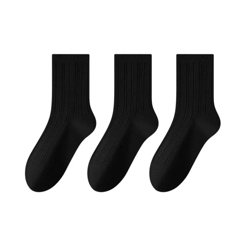 MIIOW Mid Calf Socks Women's 5 Pack-4