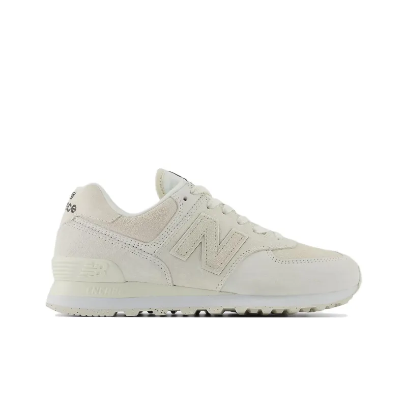 New Balance 574 Sea Salt Linen Suede Women's-1