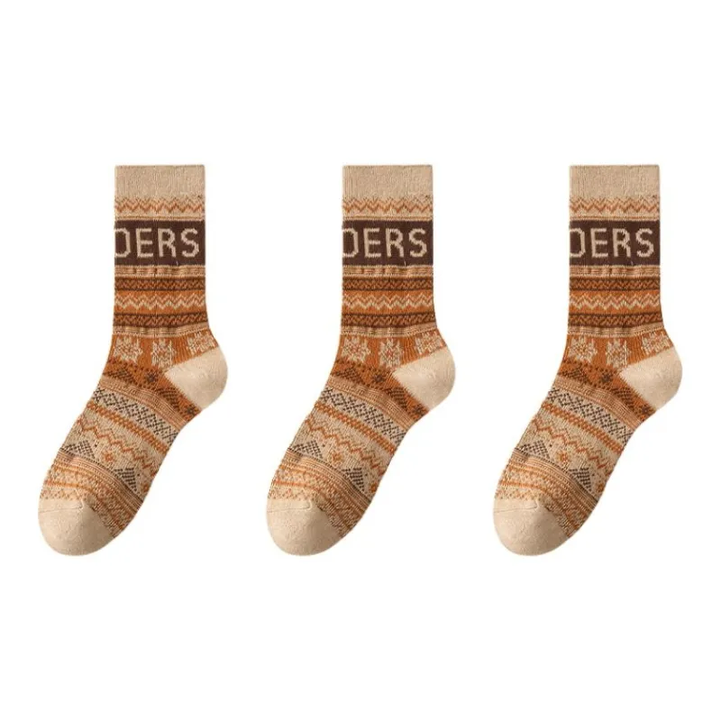 MIIOW Mid Calf Socks Women's Combo Set-0