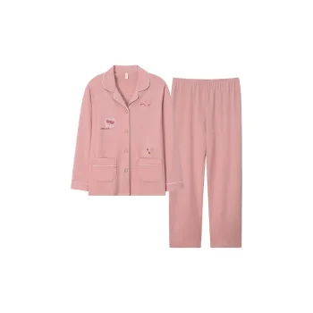 Mulong Family Pajama Set Women's Peach