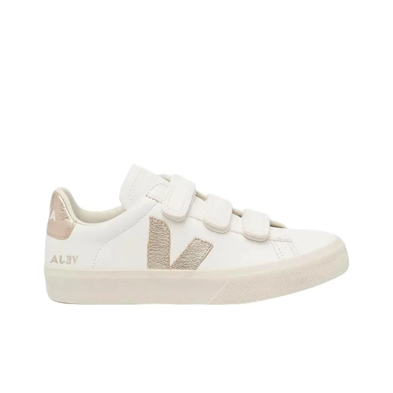 VEJA Skateboard Shoes Women's Low-Top White-1