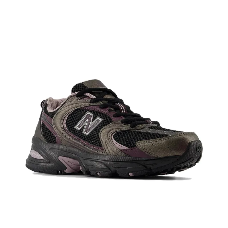 New Balance 530 Black Metallic Plum Brown-2