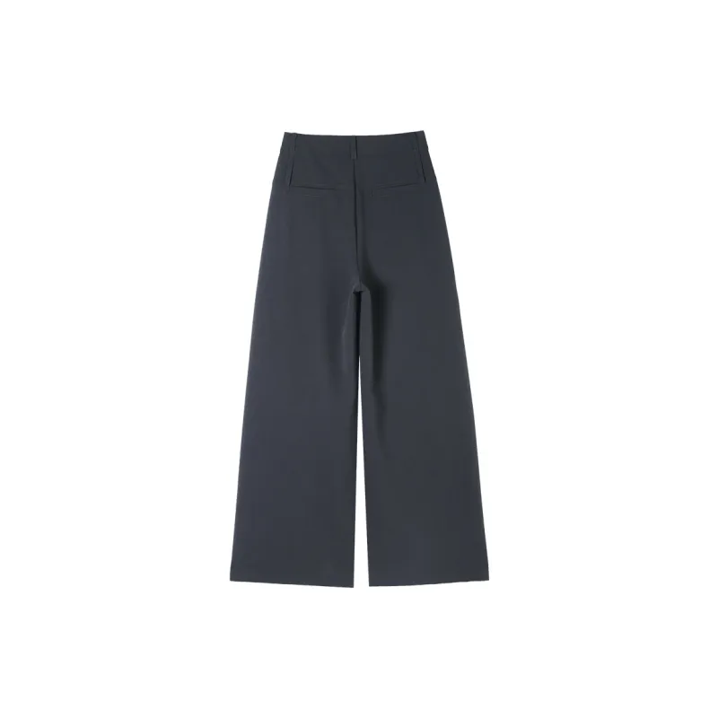 HIPPIEMISS Casual Pants Women's Dark Gray-1